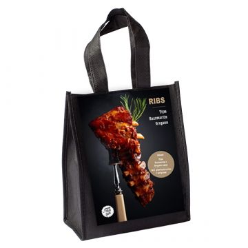 Meer voor mannen - Ribs - Stoffen tas