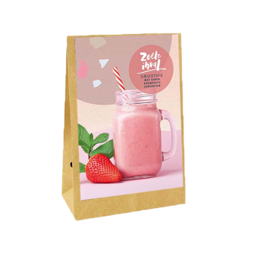 Zoete inval Aardbeien Smoothie (Kraftzak)