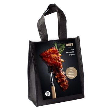 Meer voor mannen - Ribs - Stoffen tas