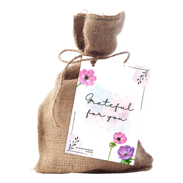 Grateful for you - Jute A6